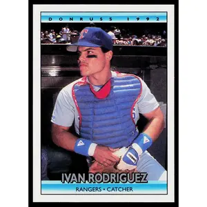Ivan Rodriguez 1992 Donruss #289 Texas Rangers