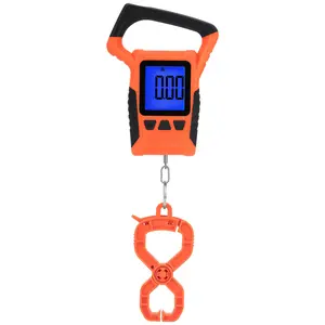 Digital Fishing Scale Combo Heavy Duty Waterproof 110lb Capacity with Lip Grip & Pliers Saltwater Resistant Tool Set for Fish Weighing