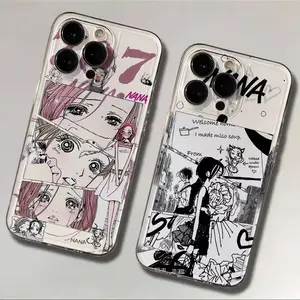 Anime Nana Oosaki Phone Case Tredny Anime Phone Case Compatible for iPhone 17Promax 16 15 14 13 12 11 and for Samsung S21-S25 Perfect Gift for Fans Her/Him Cute Phone Cases