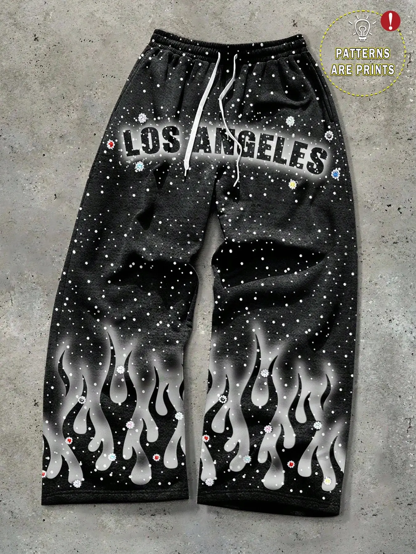 Black-LOS ANGELES-Flame
