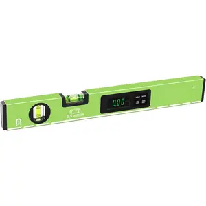 16inch Digital Level with LCD Display - Bubble Light Up Function - Multi Purpose: Torpedo Level, Angle Finder 0-90? & 0-180? Range -Leveler Tool for Woodwork, &  Leveling (Green)