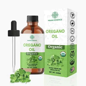 Organic Oregano Oil, 100ml - Non-GMO, Pure & Natural - Made in USA