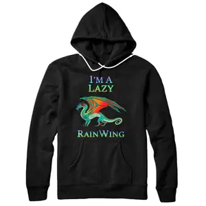 Personalized I'm A Lazy RainWing Dragon Wings Of Fire Men Women Kids Pullover Hoodie