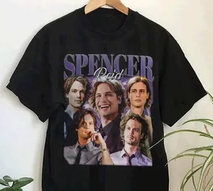 Limited Spencer Reid Vintage T-Shirt, Spencer Reid T-Shirt, Unisex 90s Vintage Shirt, Spencer Reid Gift For Women And Man Unisex T-Shirt