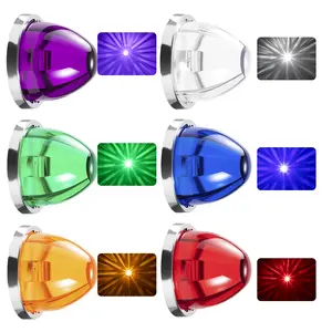 1Pc Watermelon Light Cap Turn Signal Marker Lights Underglow Lights  Compatible with Freightliner Kenworth Peterbilt Trucks