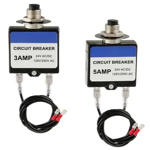 3 Amp 5 Amp Resettable Fuse HVAC Tools Circuit Tester for Circuit Breaker 24V AC/DC & 125/250V AC