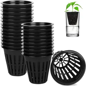 100 count 2 inch Net Pots,Hydroponics Cup, Net Cups for Indoor or Outdoor Growing