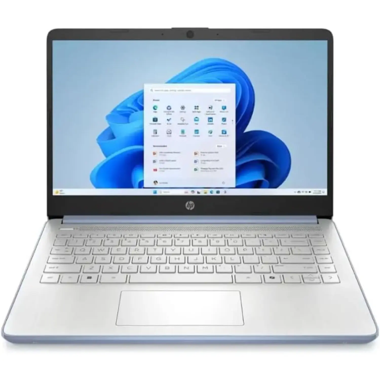 HP 14 Student Business Laptop, Intel Processor N150(up to 3.6 GHz), 14 Inch LED Screen,Up to 16G RAM, 128GB UFS+64GB MSD, Windows 11 Home,Wi-Fi 6, Copilot AI,Sky Blue