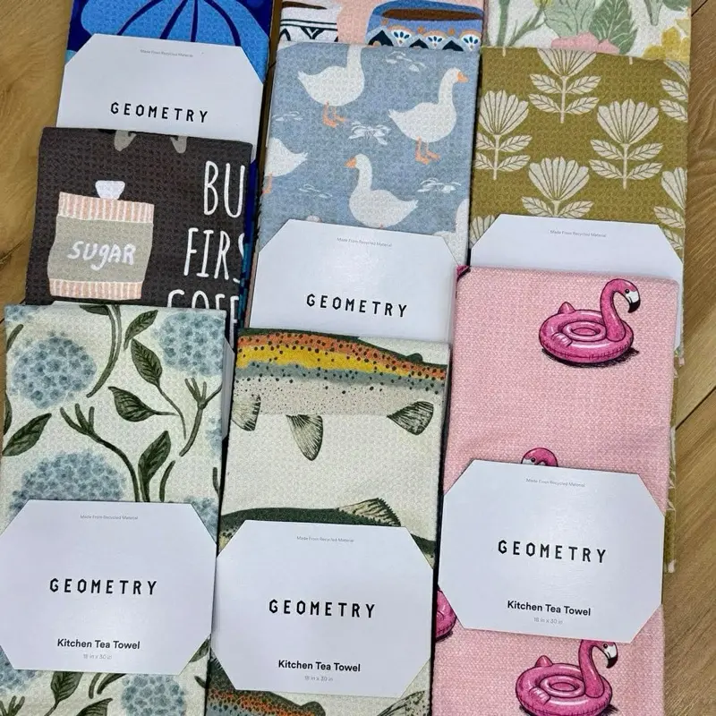 Mystery Geometry Tea Towel