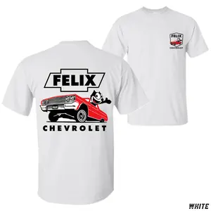 Felix Chevrolet T-Shirt, Classic Red Lowrider Graphic Tee, Vintage Chevy Car Lover Shirt for Enthusiasts & Collectors