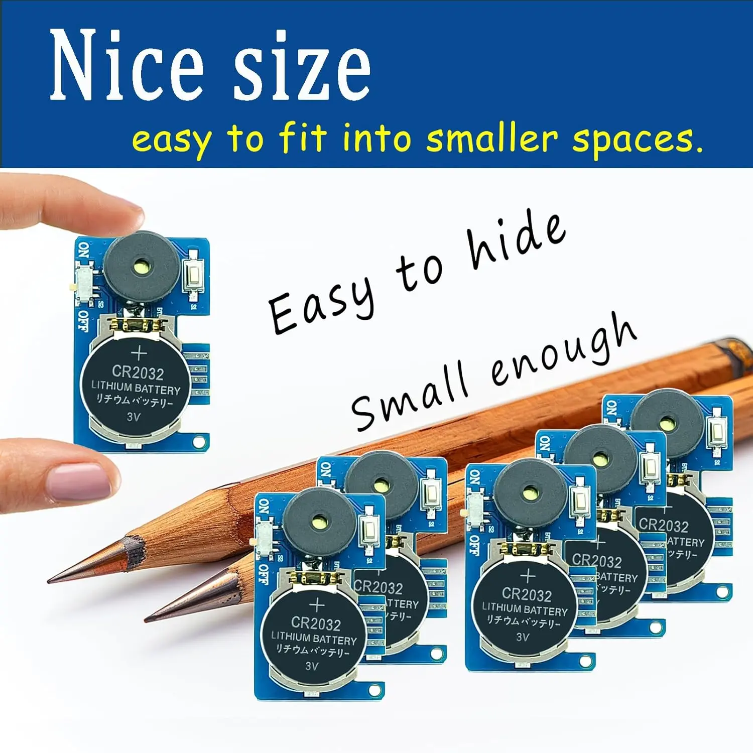 [Prank]6 PCS Cricket Noise Maker , Hidden Beeping for Months, Funny Office Pranks for Adults (6S) BY 023 Gum Drop Glow Sticks