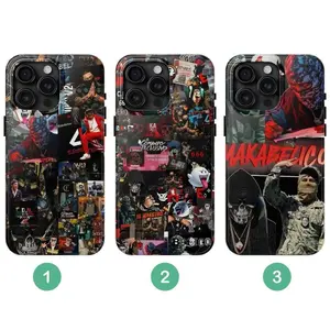 3 Styles Makabelico Ghost Cartel del Norte Phone Case with Edgy Design Suitable for iPhone 17/16/15/14/13/12/11 Pro Max/Plus and  Samsung Galaxy S23FE/22/23/24/25