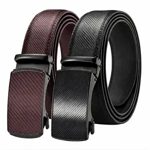 Leather Ratchet Belt Men 2 Pack - Customizable Fit, Effortless Style (35mm)