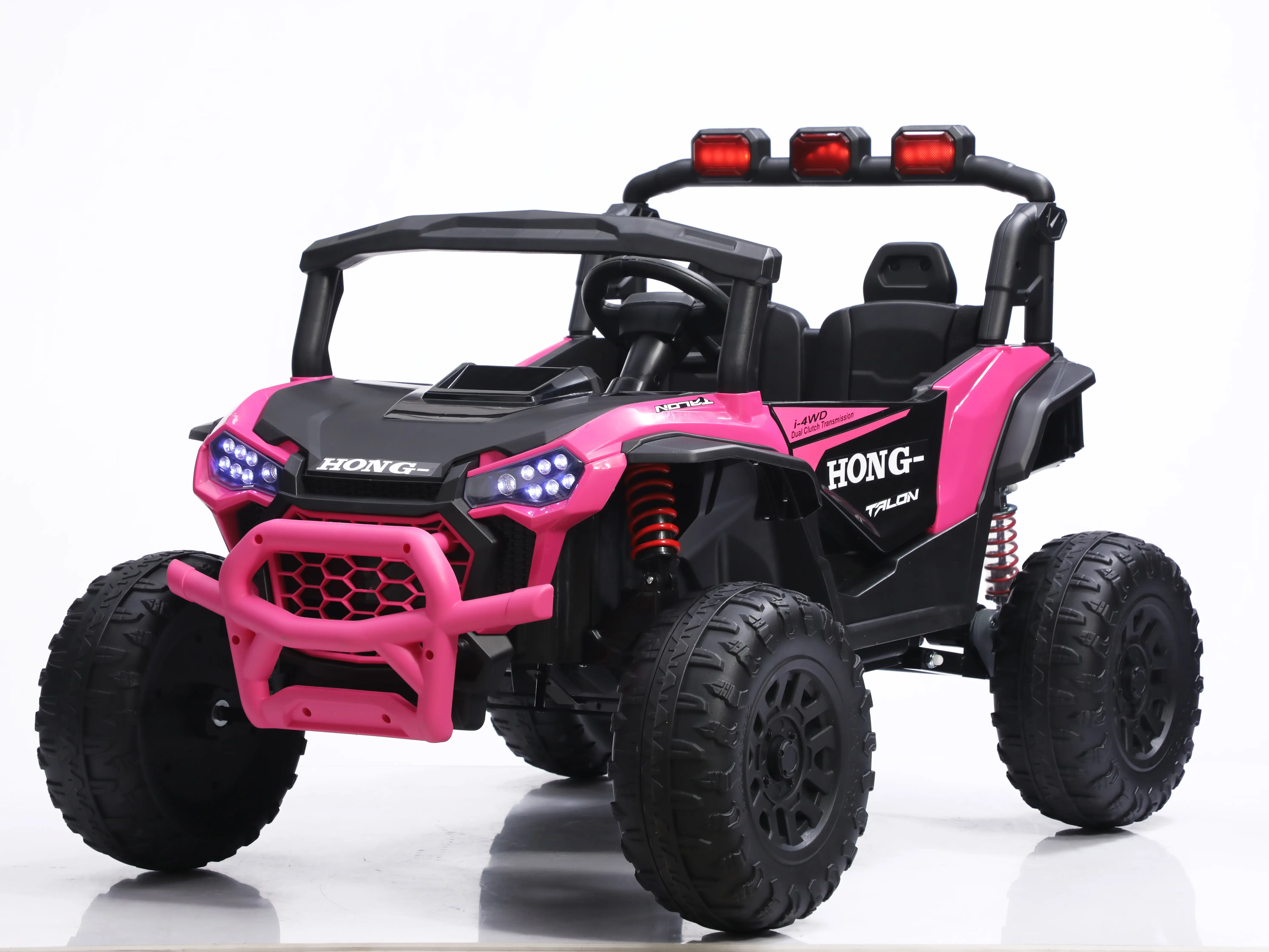 HEIMILI Upgraded 24V 2-Seater Kids UTV Off-Road Electric Ride-On Toy Car, 7Ah Large Capacity Battery, Remote Control, Bluetooth, LED Lights, 120 lbs Load, Plastic & Steel Build, Birthday Gift for Ages 3-6