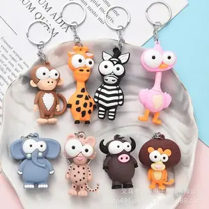 Cute Keychain - Adorable Frog Design with Colorful Outfits and Expressive Faces for Fun and Practical Use
