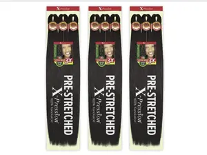 X-Pression Pre-Stretched Braid 72" X3 (3 PACKS)