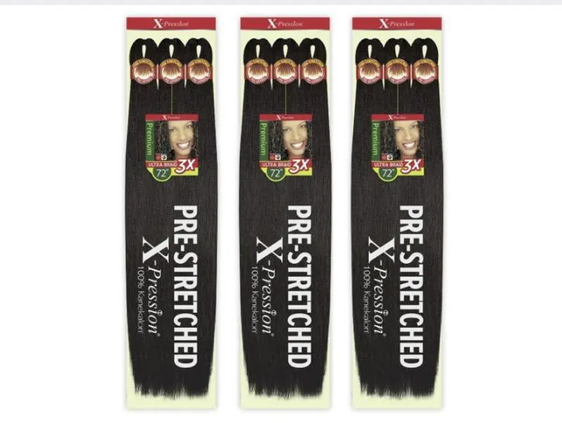 X-Pression Pre-Stretched Braid 72" X3 (3 PACKS)