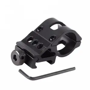 Offset Flashlight Mount, Universal Outdoor Flashlight Bracket Accessory