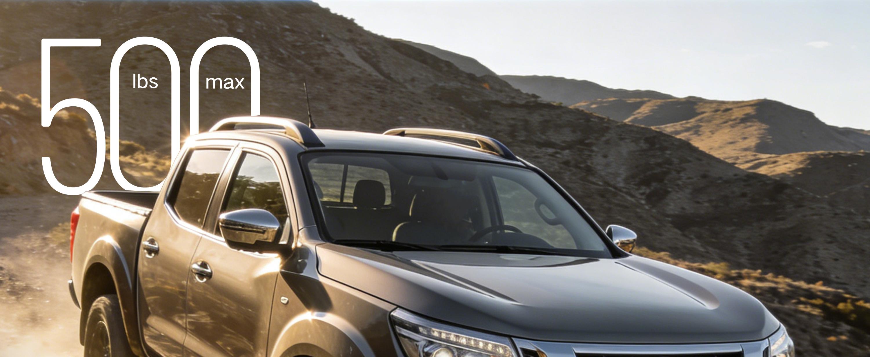 【EYOUHZ】Running Boards Compatible with 2005-2025 Nissan Frontier Crew Cab - Side Steps Rails Nerf Bars Aluminum Alloy for Vehicle 4 Full Size Doors