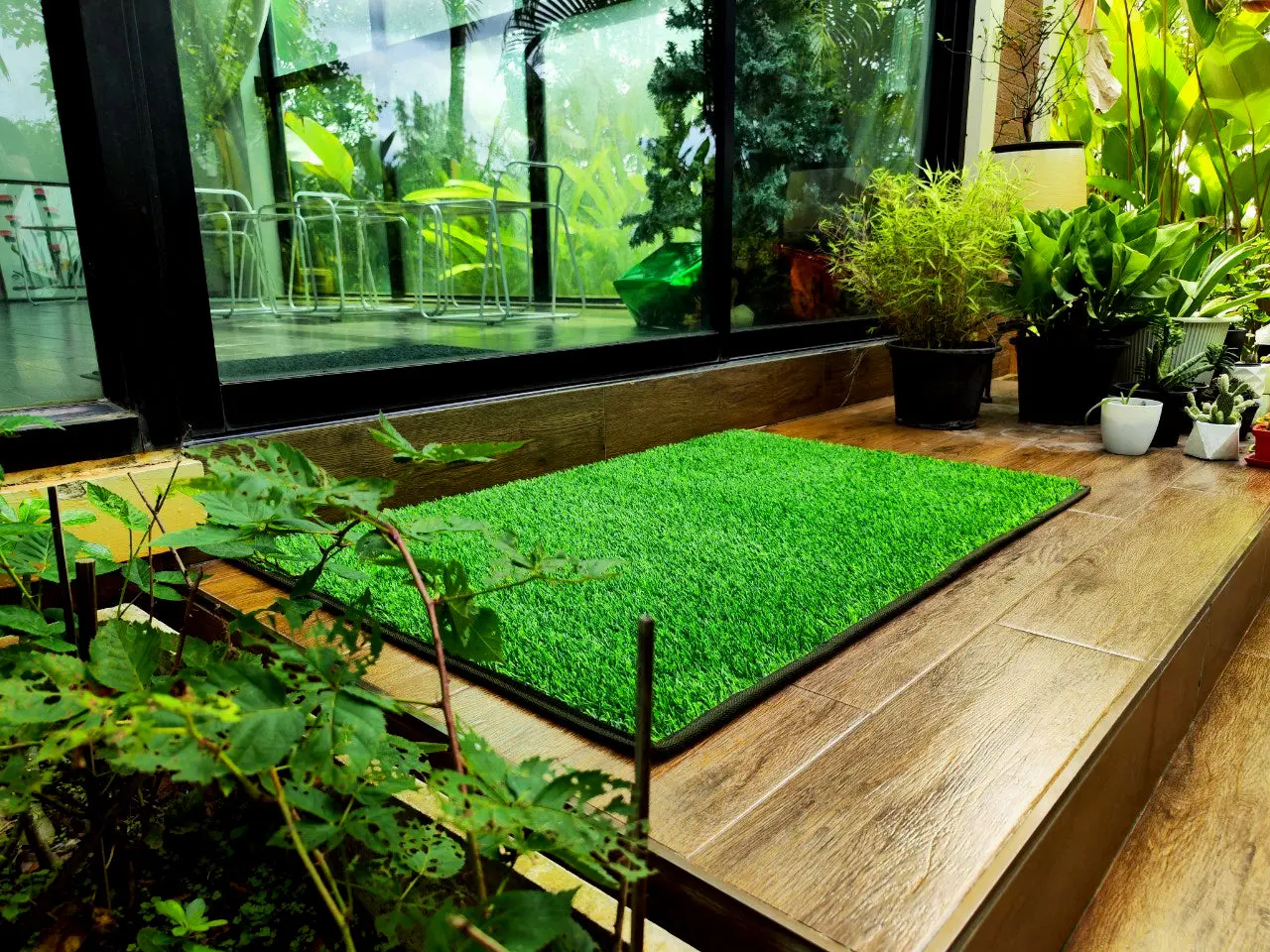 Waterproof Deck & Patio Mat, Non-Slip Outdoor Floor Mat for Patio, Porch, Balcony & Entryway
