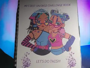 My Daughter's First Savings Challenge Book - US Letter Size - 11 Challenges for Girls - Handmade with Love