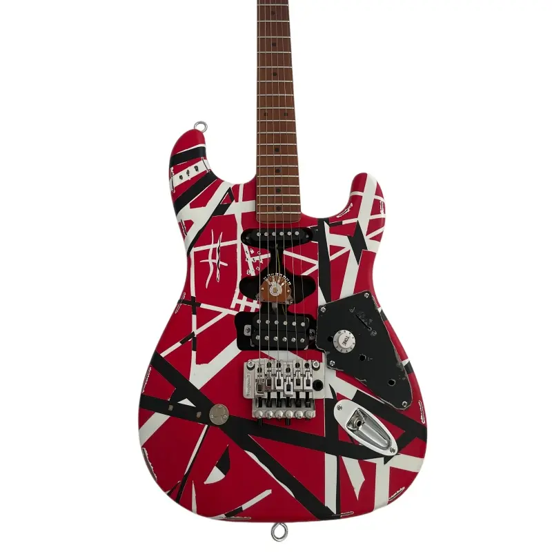 High Quality Red Electric Guitar Floyd Rose Tremolo Bridge Distressed