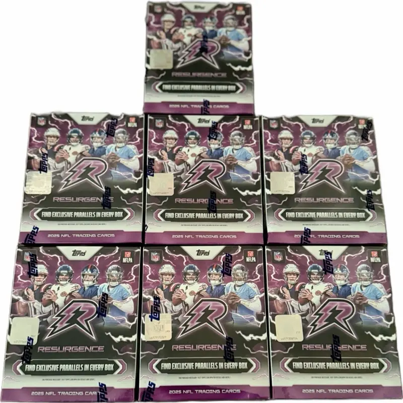 BREAK #491 (7X) TOPPS RESURGENCE MEGAS 2025 NFL BREAK #PYT Football Trading Cards Collectible Made in USA