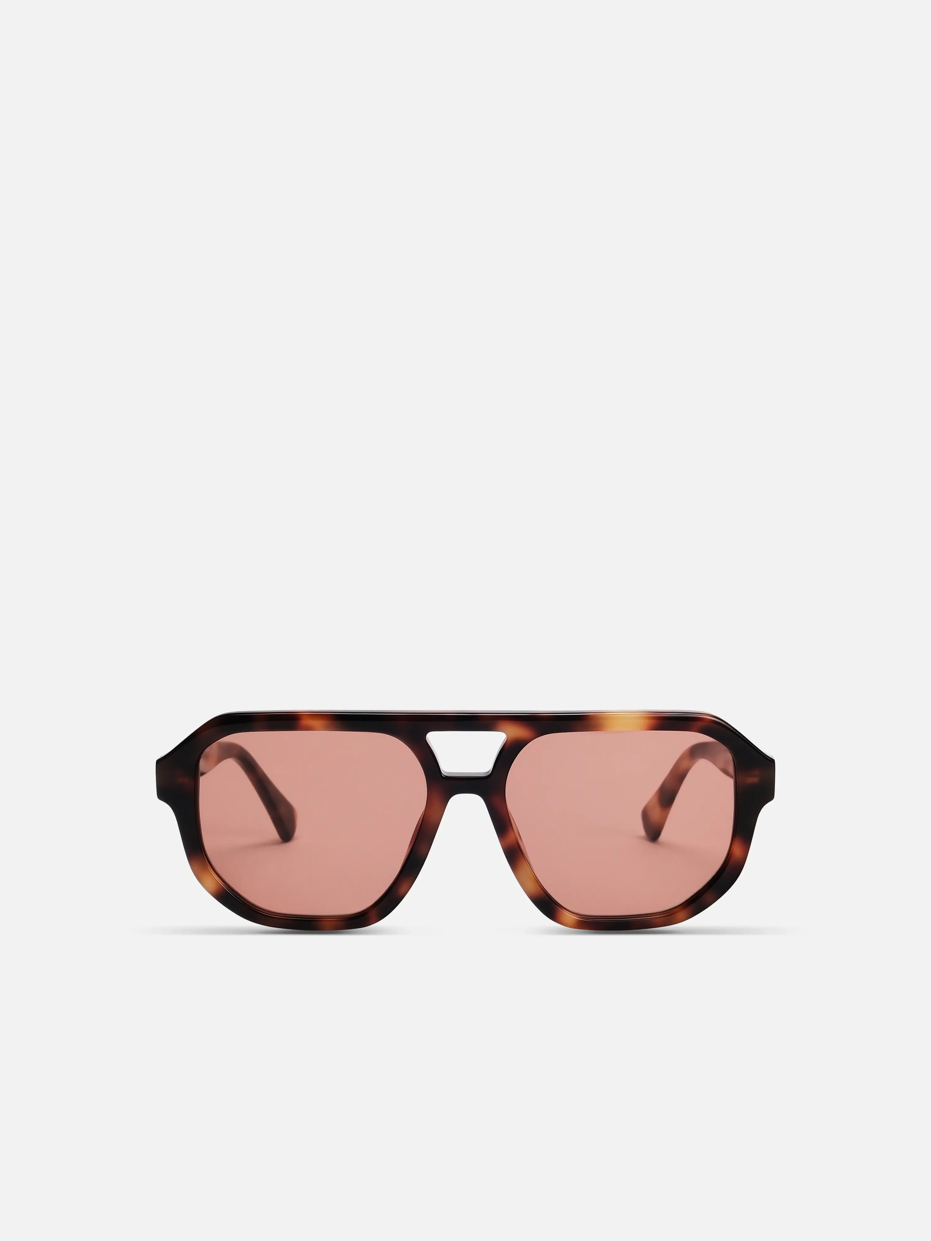 OLEA in Havana Acetate Amber Brown Sunglasses