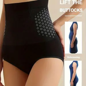 High Waist Geometric Pattern Compression Shorts for Women, Sheer Breathable Fabric, Crotchless Design, Strong Support for Posture Correction, Comfortable Wear for Sports, Fitness & Daily Outfits