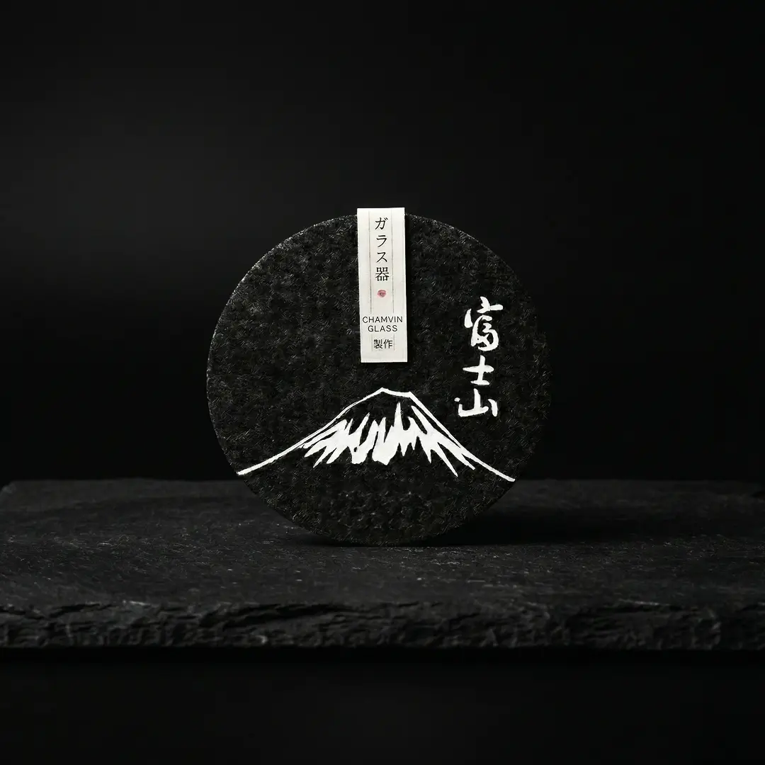 Mount Fuji TsukiGlass Original Coaster
