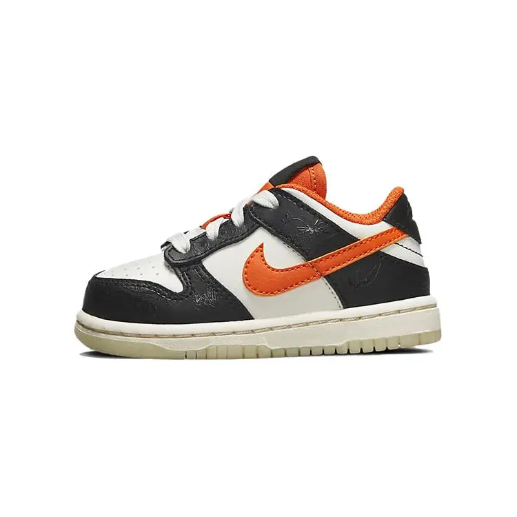 Nike Dunk Low Premium TD 'Halloween' 2021 Toddler Sneaker with Lightweight Construction, Durable Rubber Outsole, and Classic Low-Top Design Ideal for All Seasons
