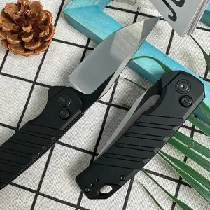 7305 Black Folding Knife with Non-Slip Handle, EssentialforOutdoor Hiking, Camping & BBQ Lightweight PortableEDCJtility Tool.