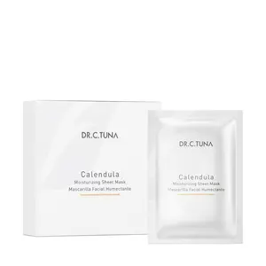FARMASI Dr. C. Tuna Calendula Sheet Mask Set (10 Count), Genuine New, for Sensitive & Dry Skin