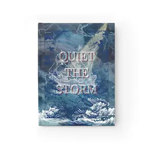 Ocean Serenity Nautical Themed Ruled Line Notebook