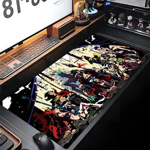 Gurren Lagann Mouse Pad Gaming Locking Edge Big Computer Gamer Large Rubber Art Mousepad Laptop Desk Mat Anime Mousepad