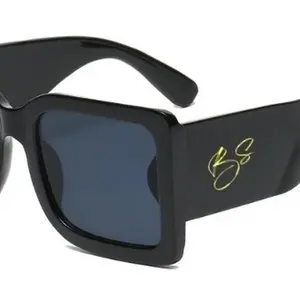 MALANI Sunglasses - Blank Stare Model with Black Frame and Unique Logo Design