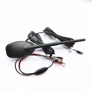 Car-mounted antenna GPS+DAB+FM three-in-one active antenna with gain amplification