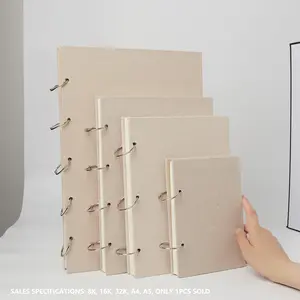 High-Quality Spiral Art Sketchbook, Durable Drawing Pad, A5/a4 Sizes, Durable Cover, Replaceable Paper, Ideal for Drawing and Sketching, School Supplies