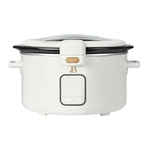 4 Qt Digital Slow Cooker - White Icing