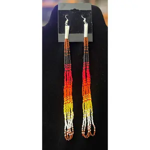 Long Beaded Earrings
