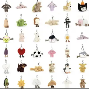 Cute Plush Keychain - Adorable Bag Charm for Her - Perfect Gift for Black Friday, Valentine's Day, Christmas, Halloween, and Birthdays