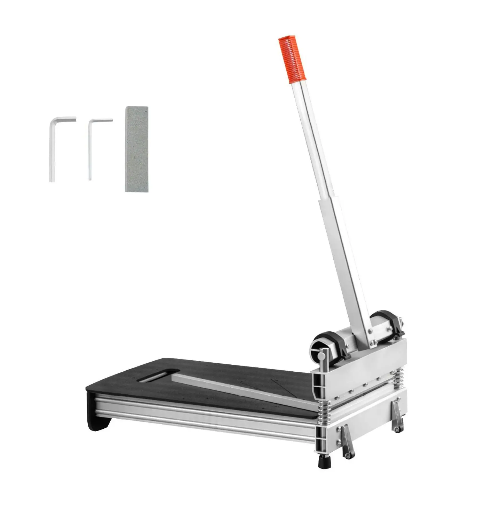 13 Inch Vinyl Floor Cutter - 12mm Laminate Flooring Cutter w/ Adjustable Angle, Telescoping Handle for LVT, SPC, LVP, Engineered Wood & More 10-13 mm