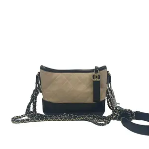 Pre-owned CHANEL france Crossbody Bags pink and black small hobo bag