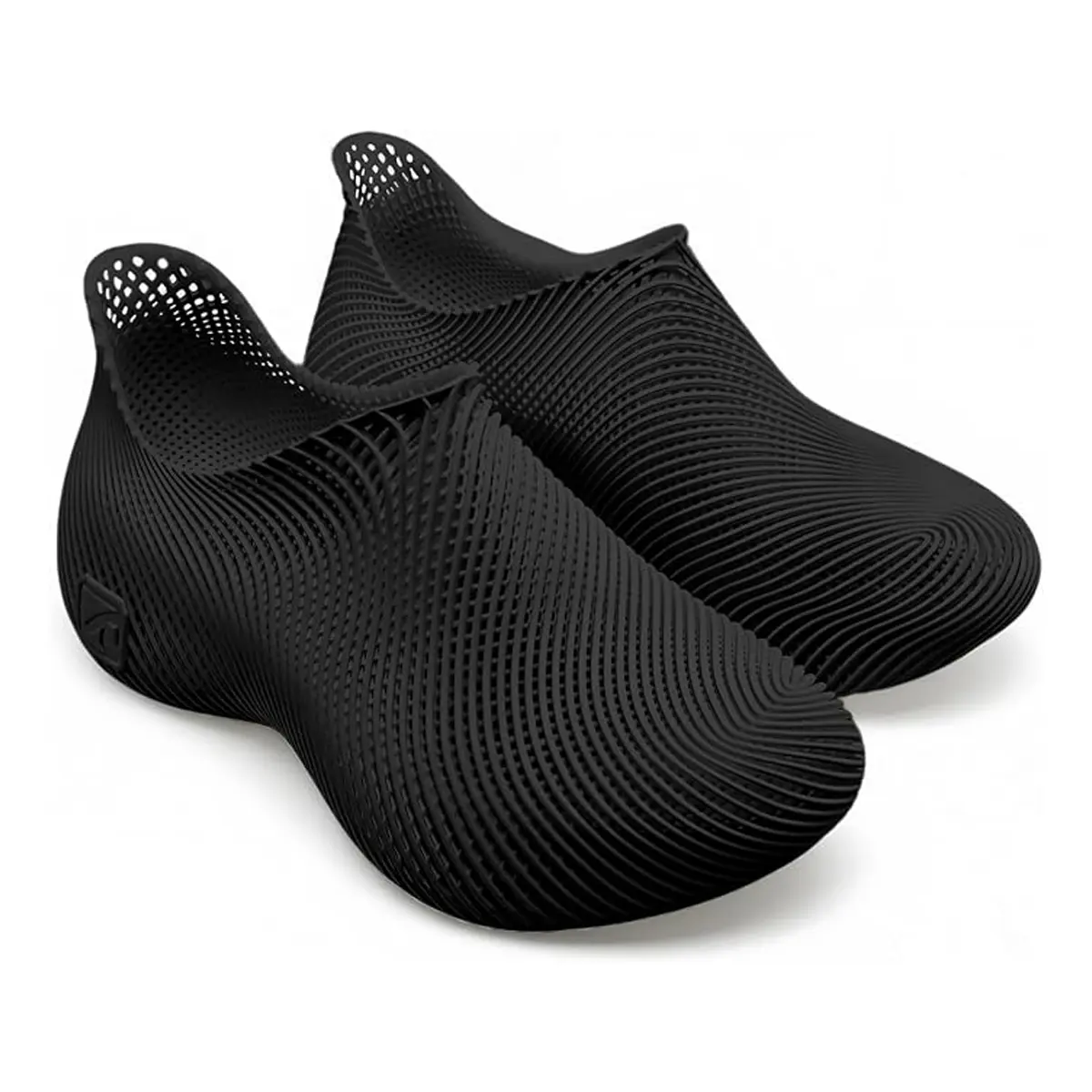 ARKKY AeroDash Men's 3D-Printed Walking Sneakers - Breathable Slip-On Shoes with Responsive Lattice Cushioning and Drainage