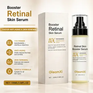 Retinal Serum 100ml Niacinamide Glass Skin Booster Korean Skincare Brightening Hydrating Dewy Skin Barrier Care Face Serum For Dull Uneven Texture
