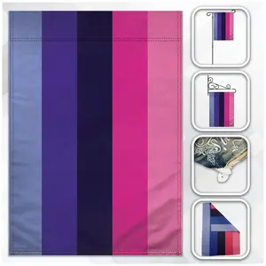 H&G Studios Unique Omnisexual 12x18in Garden Flag