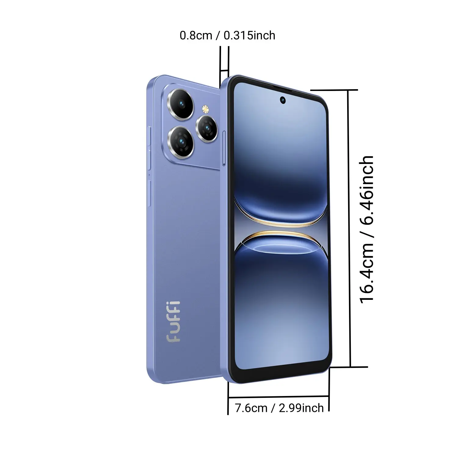 FUFFi-M17 PRO Fashion Smartphone, 6.56-inch HD screen, 4GB RAM+
