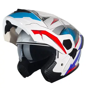 Motorcycle Helmet, DOT Certified Flip-Up Helmet, ABS Material Motorcycle Helmet, Motorcycle Helmet Liner, Motorcycle Accessories for Men & Women