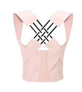 Lightweight Posture Corrector with Cross Straps, Comfortable Upper Back Support for All-Day Comfort & Alignment
