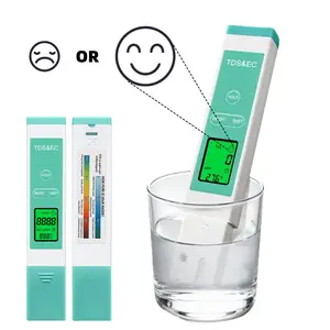 New Four-In-One Water Quality Test Pen, Water Quality Tester, High Sensitivity Probe, Fast Precise Detection, LED Display, Suitable for Drinking Water Testing